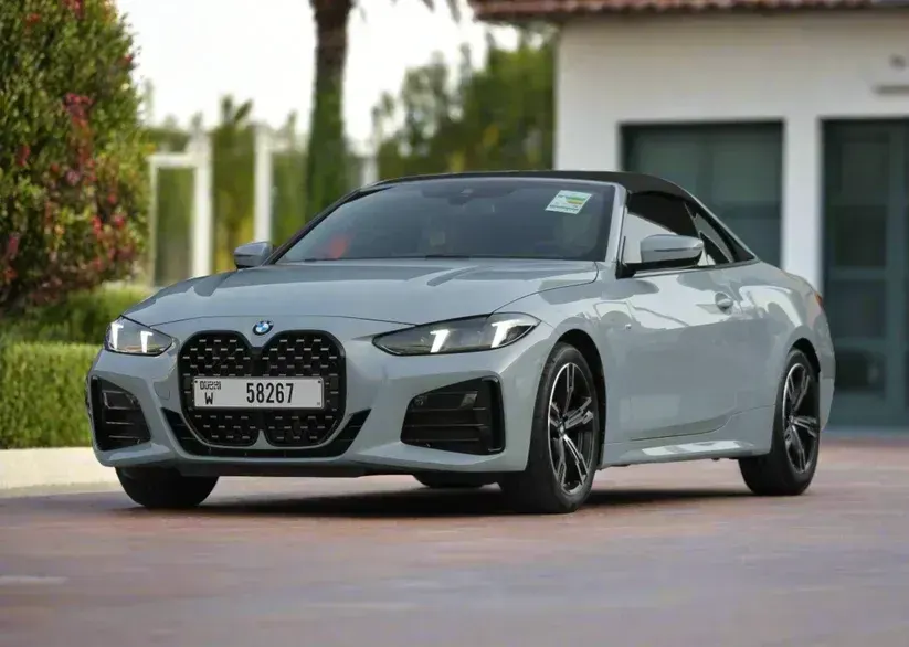Bmw Convertible 420I 2025 or similar for rent in Dubai