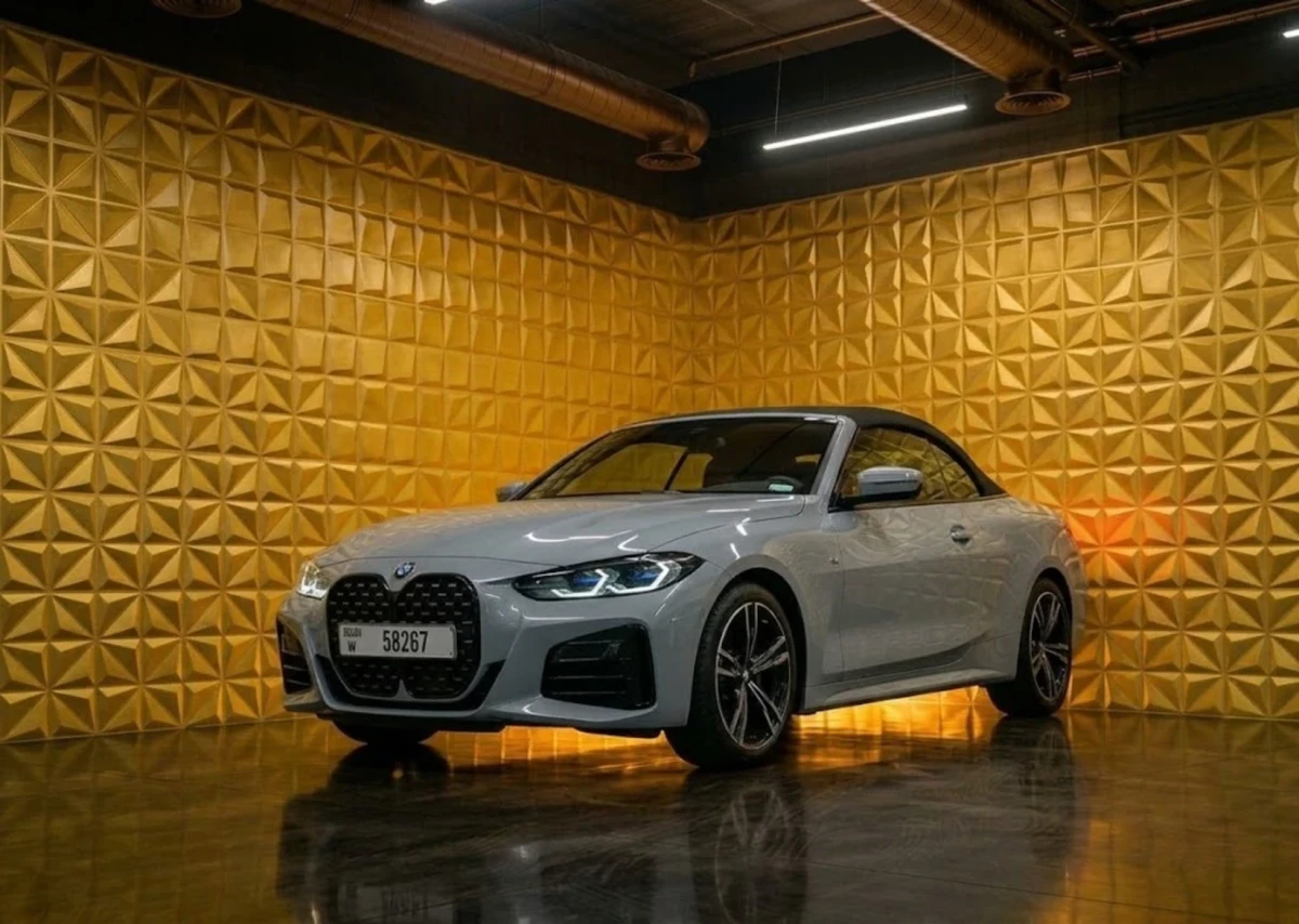 Bmw Convertible 420I 2025 or similar for rent in Dubai